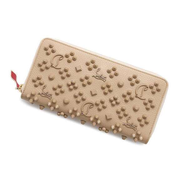 Christian Louboutin Handbags - Christian Louboutin Panettone Studded Long Wallet Round Zipper